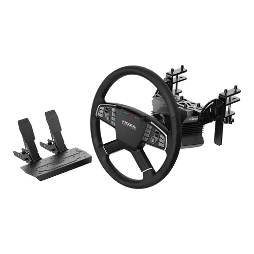 Kierownica MOZA Racing RS07 do PC Zestaw gamingowy (baza R5 + kierownica ciężarowa TSW + pedały SRP-Lite + zaciski)