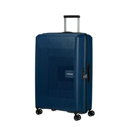 Walizka duża poszerzana American Tourister AeroStep - navy blue