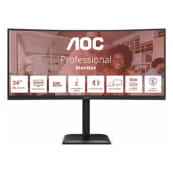 AOC CU34E4CV - 120Hz | UWQHD | VA | 34''