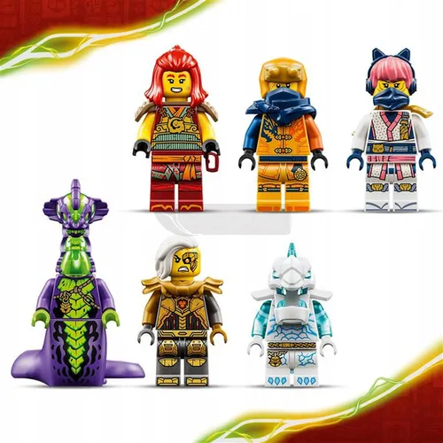 LEGO Ninjago 71868 Transformujący smoczy mech Wyldfyre, zestaw klocków 9+