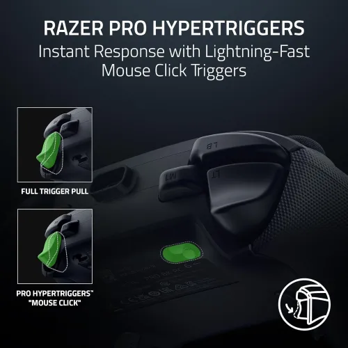 Pad Razer Wolverine V3 Pro 8K PC Bezprzewodowy Czarny