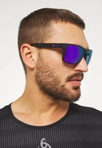 HOLBROOK - Okulary przeciwsłoneczne - matte black/violet