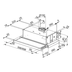 Okap Franke FTC 912 XS Srebrny