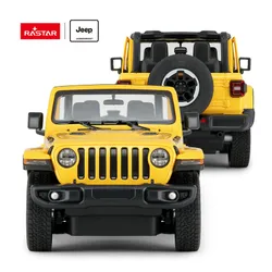 Jeep Wrangler JL R/C skala 1:14 Rastar 79400  samochód sterowany żółty