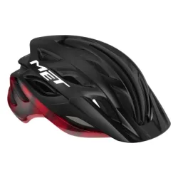 Kask rowerowy MET Veleno MIPS czarno-czerwony - M