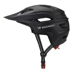 Kask rowerowy WOZINSKY HT-009C Czarny Full Face MTB  (rozmiar L)
