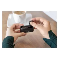 Słuchawki bezprzewodowe Kruger & Matz Air Dots 1 KMP-AD1 Dokanałowe Bluetooth 5.0 Czarny