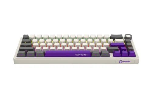 Klawiatura mechaniczna Lorgar KBP70MW Toxic Purple Beżowy