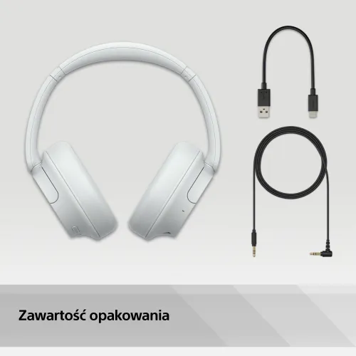 Беспроводные наушники Sony WH-CH720N Over-Ear Bluetooth 5.2 Белый