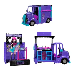 Mattel Monster High Концертный грузовик с едой Набор кукол Дракулаура