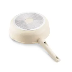 Patelnia indukcyjna głęboka z pokrywką Konighoffer Creamy Marble 28 x 8,5 cm