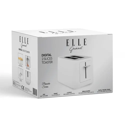 Toster Elle Home EKTTP201WHEU Rozmrażanie 900W