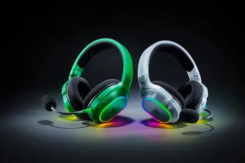 Słuchawki RAZER Barracuda X Chroma Phantom Bezprzewodowe, Nauszne, Dźwięk przestrzenny Biało-przezroczysty