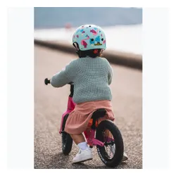 Kask rowerowy dziecięcy Hornit Flaming blue/pink