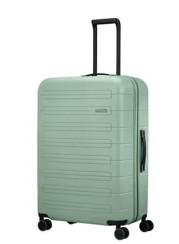 American Tourister Novastream'in Geniş Genişletilebilir Valizi -nomad green