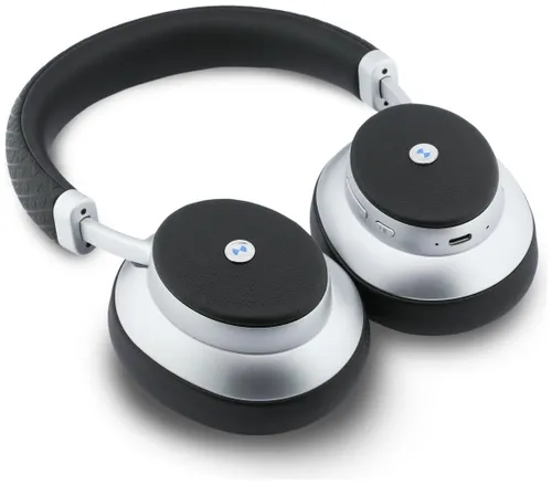 Słuchawki nauszne BMW Metal Logo MK Bluetooth ENC Srebrny