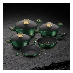 Zestaw garnków BERLINGER HAUS Emerald Collection BH/6065 (10 elementów)
