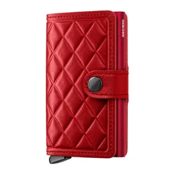 Кошелек Secrid Premium RFID Miniwallet Emboss Diamond+ - красный