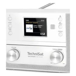 Radioodbiornik TechniSat DigitRadio 370 CD BT Radio FM DAB+ Bluetooth Biały