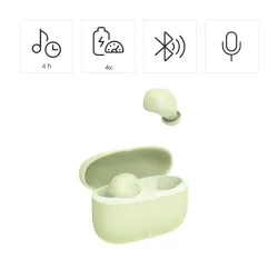 Słuchawki bezprzewodowe Hama Freedom Buddy II TWS Dokanałowe Bluetooth 5.4 Zielony