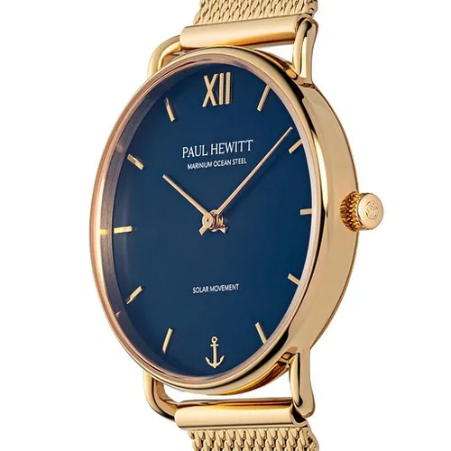 Paul Hewitt PH-W-0315 Navy / Gold saati