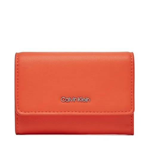 Женский маленький кошелек Calvin Klein CK Must Trifold Sm K60k607251 Flame SA3