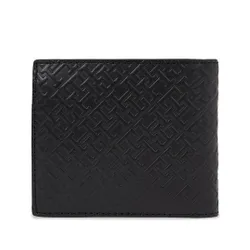 Мужской кошелек Tommy Hilfiger Th Monogram Leather Cc And Coin Am0am11595 Black BDS