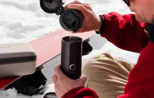 Ekspres OUTIN Nano Szary + Etui ochronne