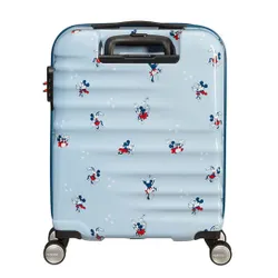 Walizka kabinowa American Tourister Wavebreaker Disney - Minnie Darling Blue