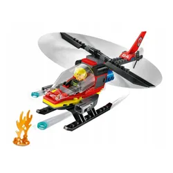 LEGO CITY 60411 STRAŻACKI HELIKOPTER RATUNKOWY zestaw klocków dla dzieci +5