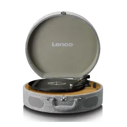 Gramofon Lenco LS-66GY Manualny Napęd paskowy Bluetooth Szary