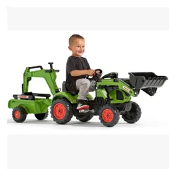 Falk Traktor z Przyczepą CLAAS Arion Backhoe ŁYŻKA + Ładowarka Od 2 Lat