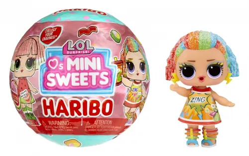 Кукла Mga L.O.L. Loves Mini Sweets X HARIBO doll display 18 шт.