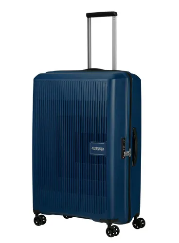 Walizka duża poszerzana American Tourister AeroStep - navy blue