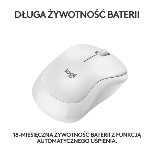 Myszka Logitech M240 Silent Biały