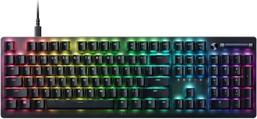 Klawiatura opto-mechaniczna Razer DeathStalker V2 Pro Clicky Optical Switch Purple czarny Biały