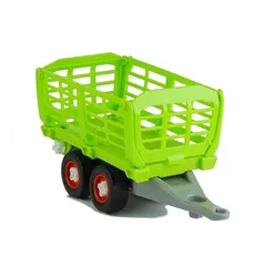 Duży Traktor Do Rozkręcania 43Cm Zestaw Konstrukcyjny Otwierana Przyczepa Łyżka