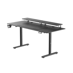 Biurko Ultradesk HIGHLANDER XXL 160cm Regulacja wysokości Czarny