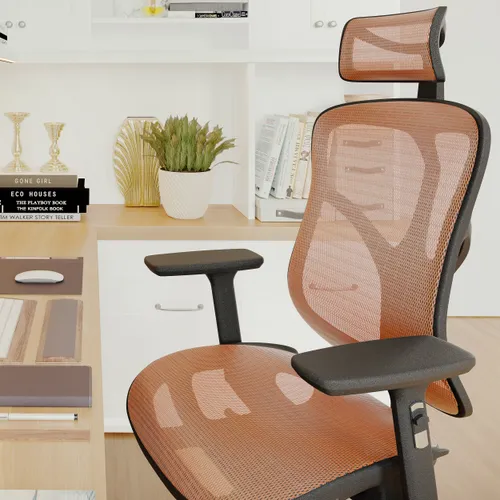 Fotel DIABLO CHAIRS V-Basic Czarno-pomarańczowy