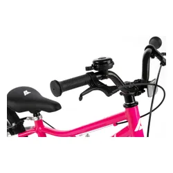Rower dziecięcy KARBON Superlight Automatic 18 cali dla dziewczynki Różowy