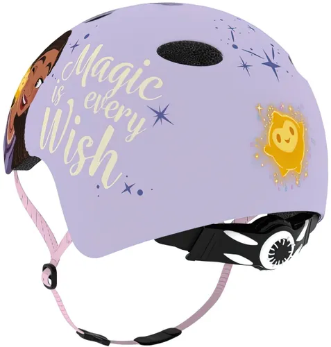 Kask DISNEY Wish Fioletowy dla Dzieci (rozmiar M)
