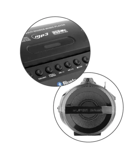 Radioodtwarzacz Hyundai TRC985BT Bluetooth Radio FM Czarny