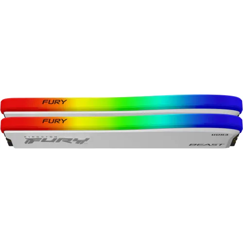 Pamięć RAM Kingston FURY Beast RGB Special Edition 16GB (2 x 8GB) 3200 CL16 (biały)