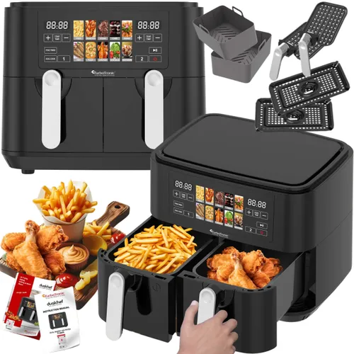 Air Fryer Frytkownica beztłuszczowa TURBOTRONIC TT-DAF8 9l 10 automatycznych programów