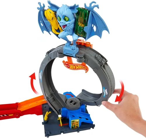 Tor Hot Wheels City Pętla nietoperza HTN78