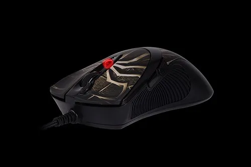 Myszka gamingowa A4Tech XL-747 przewodowa 3600 dpi laserowa czarna