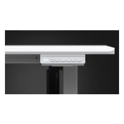 Biurko Endorfy Atlas S Electric Onyx White 114cm Regulacja wysokości Biały