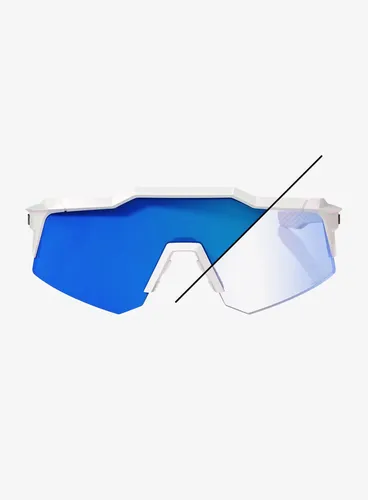 Okulary rowerowe fotochromowe 100% Speedcraft XS LE - bastille/blue mir photochromic
