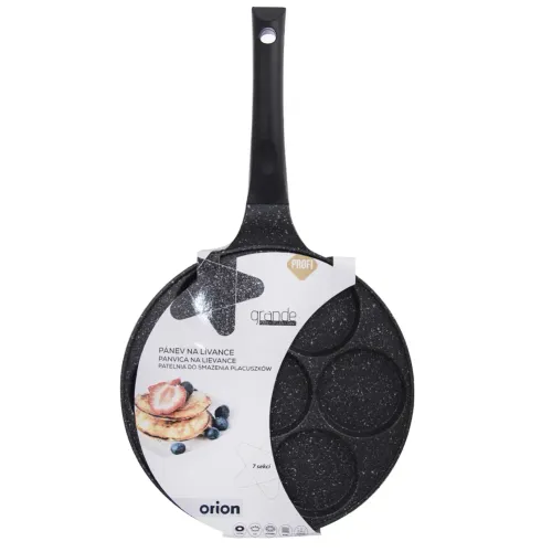 Patelnia do pancakes aluminiowa nieprzywierająca GRANDE CZARNA 27 cm