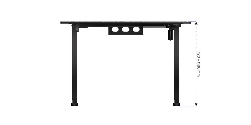 Biurko Endorfy Atlas S Electric 114cm Regulacja wysokości Czarny